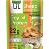 Soy protein crisps, wasabi flavor